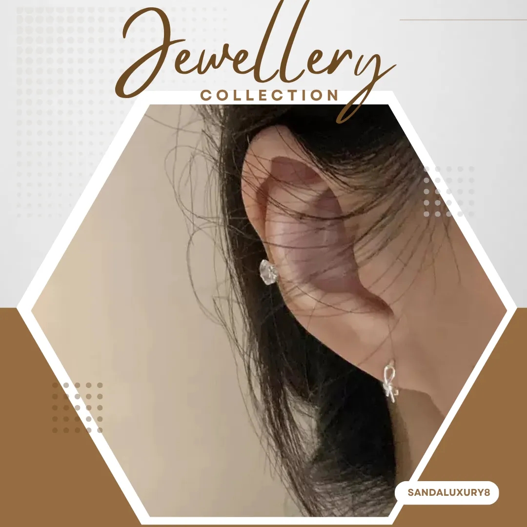 Ribbon Loop Earrings - image 1