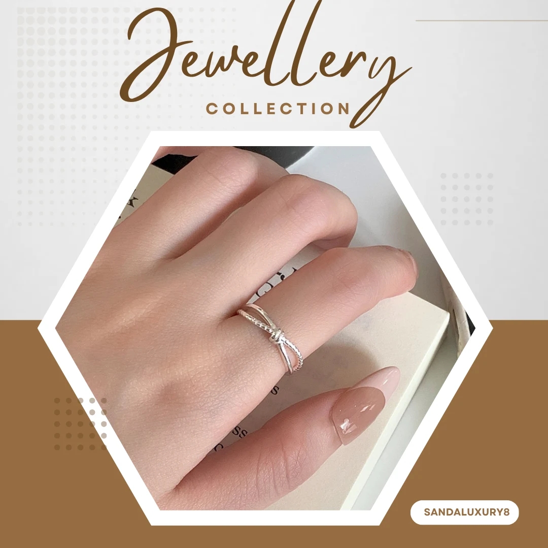 Silver Knot Ring - image 1