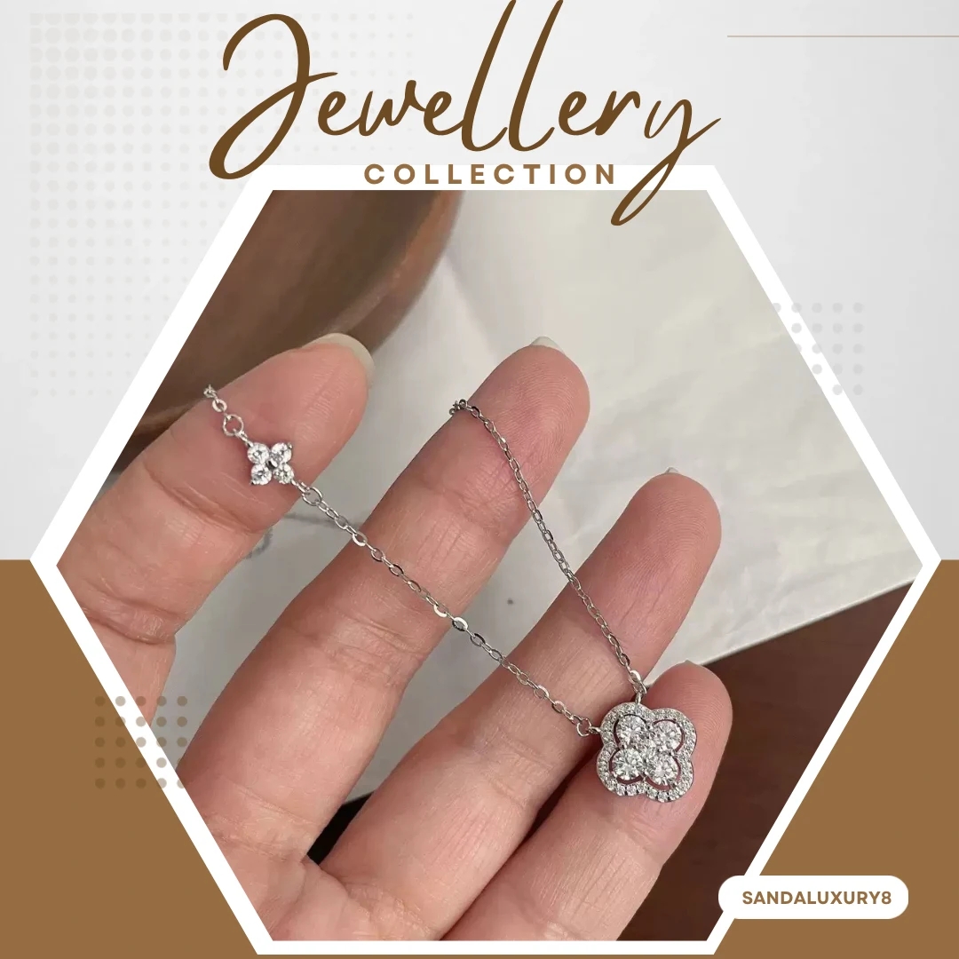 Elegant Clover Necklace - image 1