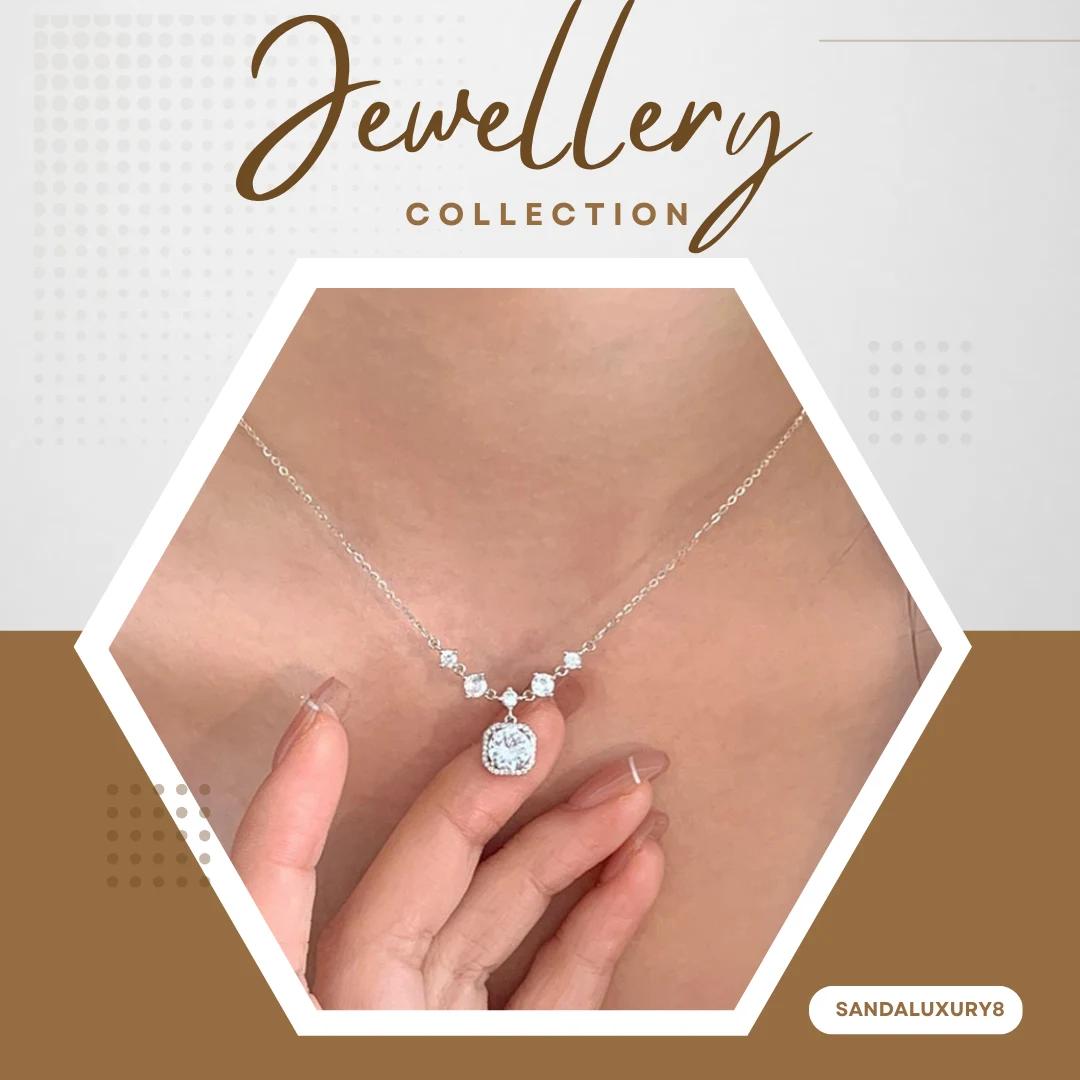 Silver Cubic Zirconia Necklace