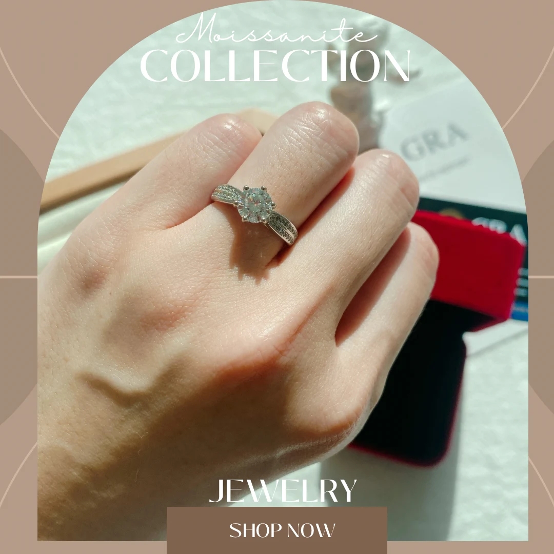 Moissanite Jewelry Ring BTJZ-002 - image 1