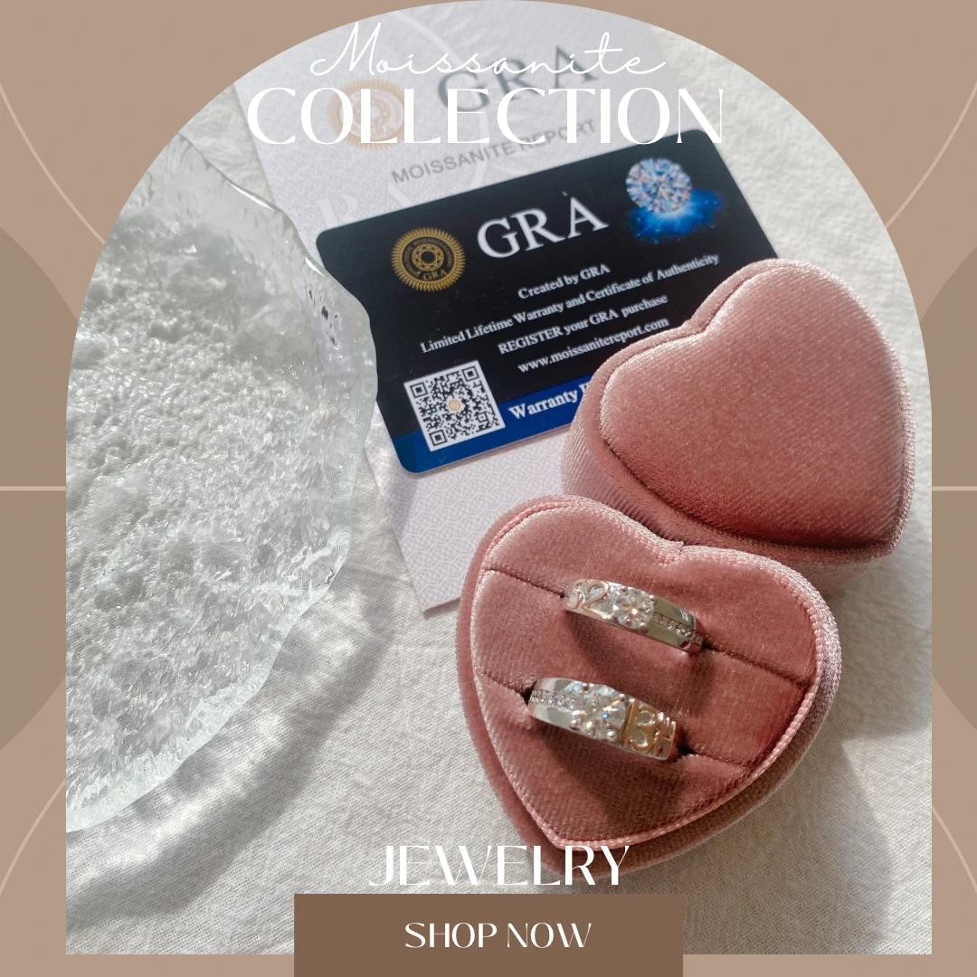 Moissanite Couple Ring Collection 【FREE Size Adjustable】 - image 1