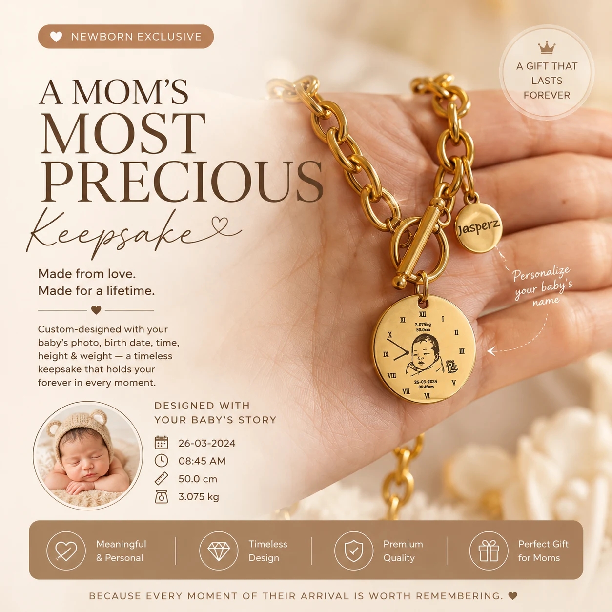 BABY Custom Necklace - image 1